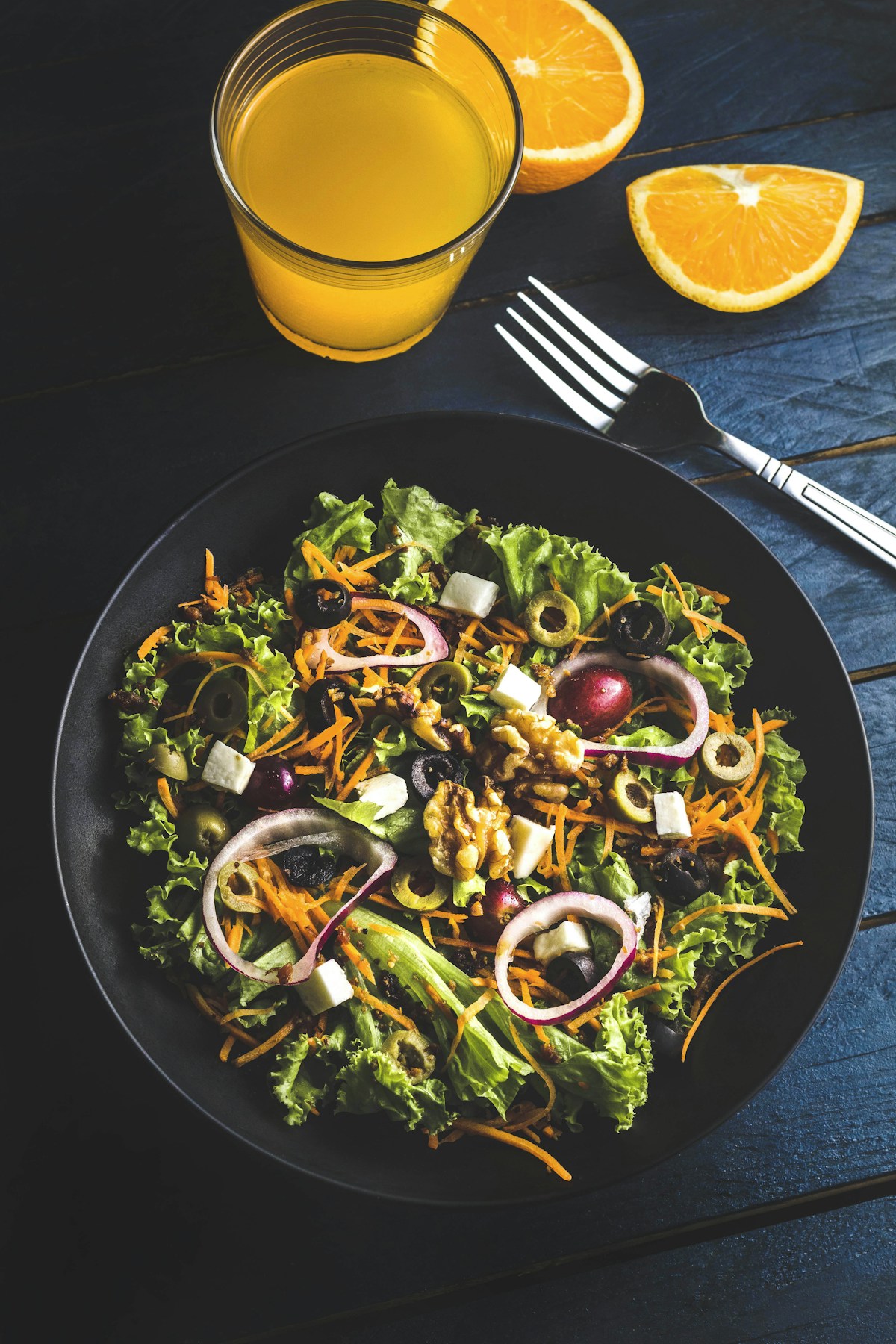 Frischer Salat als Beispiel für ein Gericht in einer digitalen Speisekarte